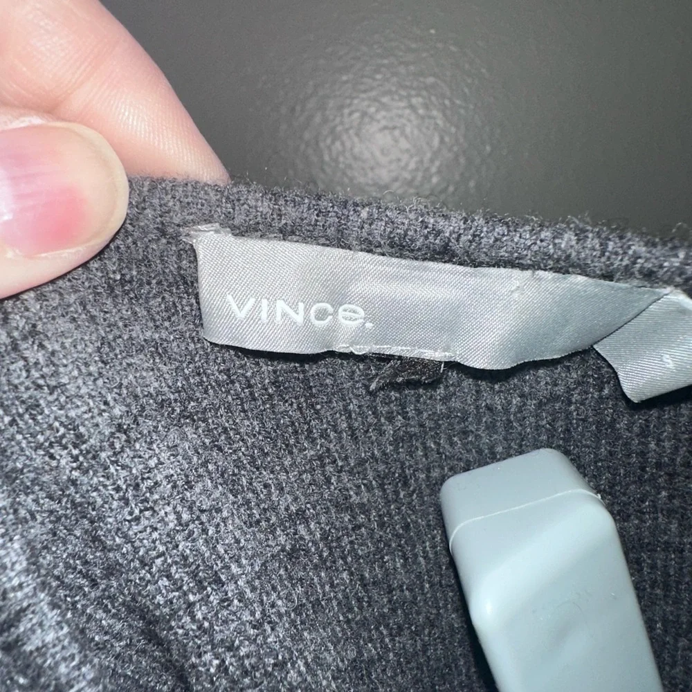 Vince Wool & Cashmere Lace-Up Sweater | Luxury Knit - Picture 5 of 8